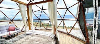 Glamping Spa con vista embalse de Tominé
