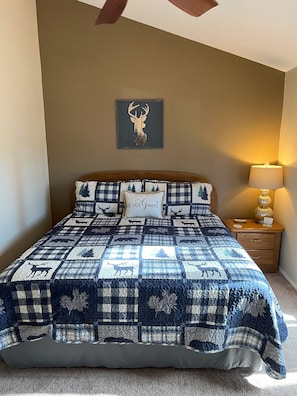 3 bedrooms, iron/ironing board, travel crib, free WiFi
