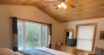 Desirable 3-bedroom apartment with AC and WiFi steps from Pristine Schoodic Lake