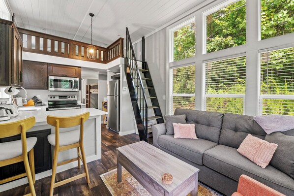 Interior - Hygge TINY HOME 5 minutes from Dollywood with Hot Tub Check in at 3PM! (Sevierville)