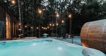 The Tiny Cabin At Hurdle Mills - Sauna,Hot Tub, Cold Plunge