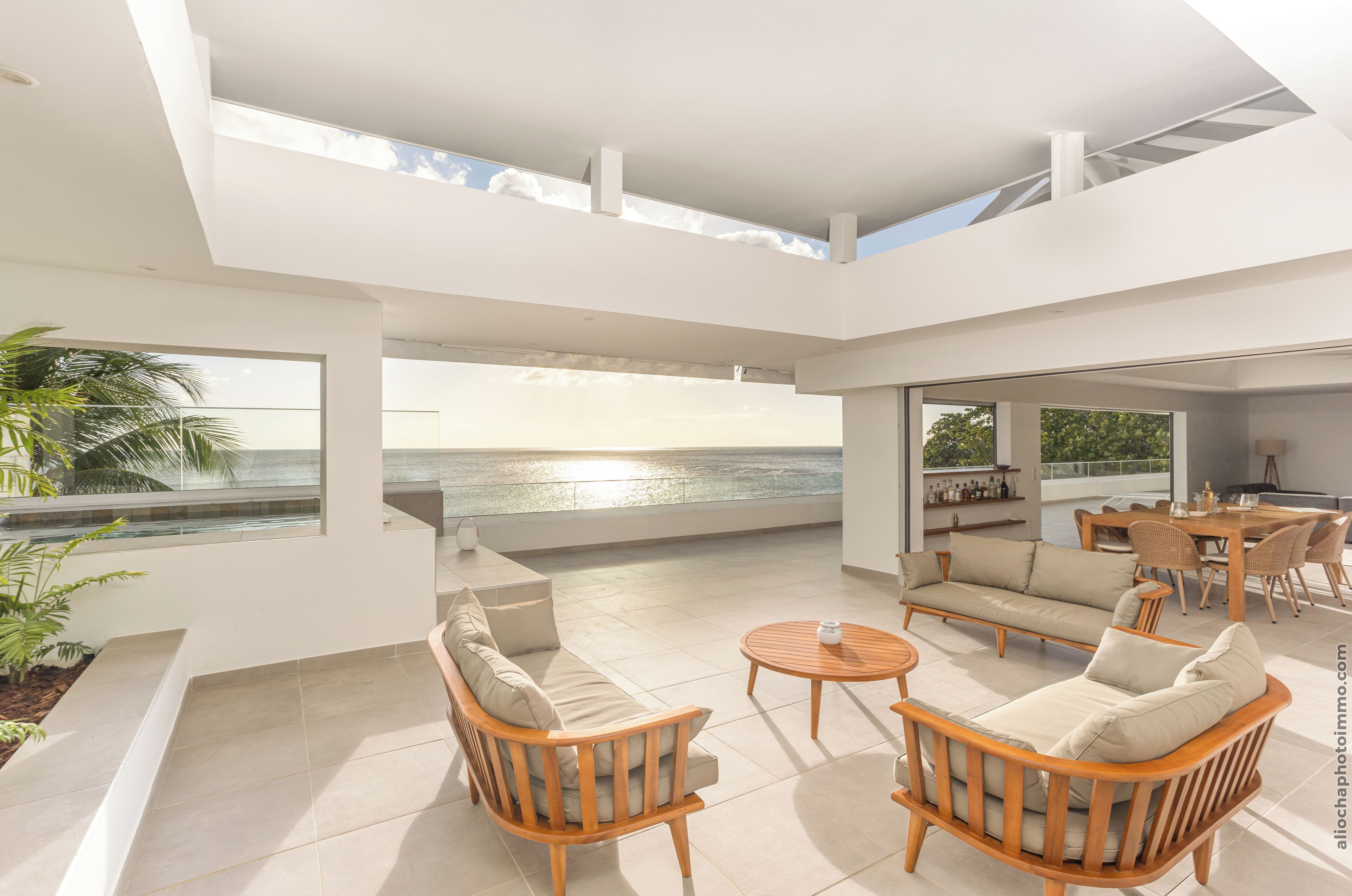 Loftsleilighet – signature, privat basseng, strandutsikt | Terrasse/patio