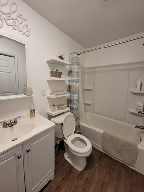 Hair dryer, towels, soap, shampoo - Charming 1-bd house in Downtown Farmington, 1block from Police & Fire stations (Farmington)
