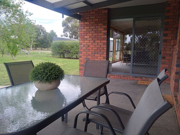 Opções para refeição ao ar livre