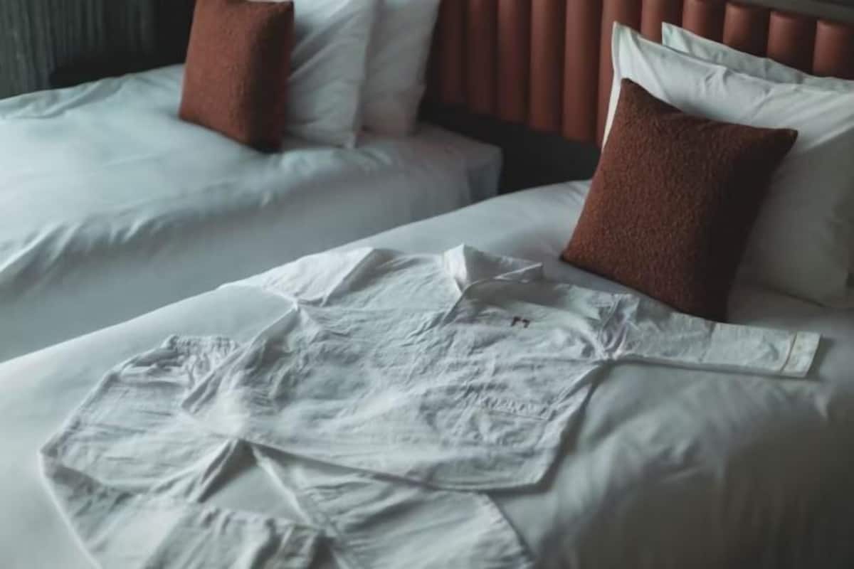 Edredons de pluma, cofres nos quartos, cortinas blackout