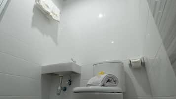 Standard Double or Twin Room | Bathroom | Shower, towels