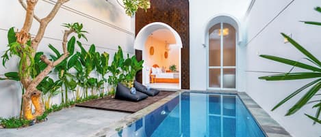 Villa, 1 habitación, para no fumadores, vista a la alberca | Alberca privada