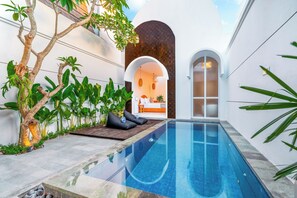 Villa - 1 sovrum - icke-rökare - utsikt mot poolen | Privat pool