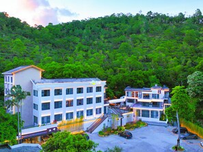 Voorkant van accommodatie