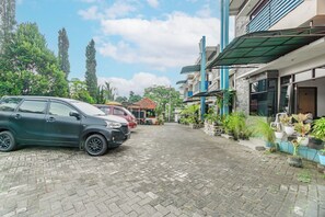 Façana frontal de l'allotjament