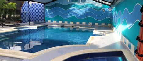 2 indoor pools