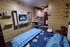 ห้องดีลักซ์ดับเบิล | Wi-Fi ฟรี, ผ้าปูที่นอน