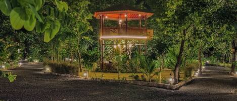 Front of property - evening/night