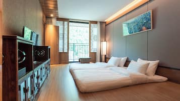 Deluxe Ondol Room, Mountain View | Schallisolierte Zimmer, kostenloses WLAN, Bettwäsche