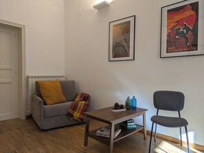 Dreibettzimmer, Balkon, Stadtblick