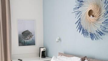 In-room safe, desk, laptop workspace, blackout drapes