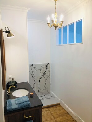 Shower, free toiletries, hair dryer, towels - L'Hôtel Particulier du 12 (Niort)
