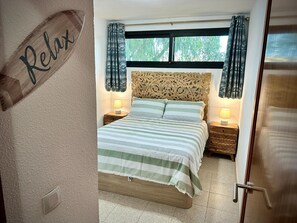 1 bedroom, desk, iron/ironing board, travel cot - Ultra Chic Apartment with Pool, WiFi and all mod-cons. (Costa de Antigua)