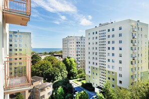Apartment, 1 Bedroom, Balcony, Sea Facing | Balcony view - Bright Apartment Gdynia for 4 by Renters (Gdynia)