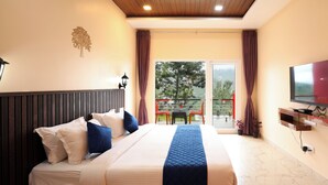 ห้องเอ็กเซกคิวทีฟ | เครื่องนอนป้องกันสารก่อภูมิแพ้, เตียงเสริม/เปล, Wi-Fi ฟรี, ผ้าปูที่นอน