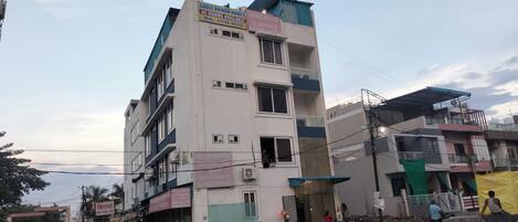 Façade de l’hébergement