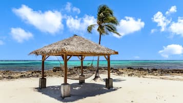 En la playa