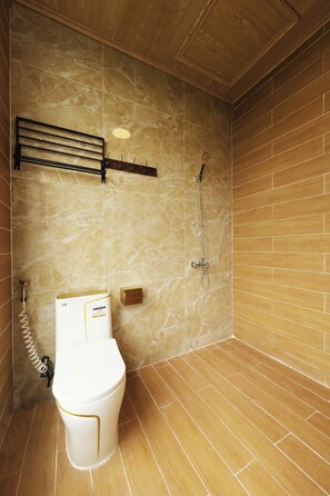 Room, 1 Bedroom, Balcony | Bathroom - Room in House - Trang An Ao Dai Homestay - Double Room With Field View - Cuc Phuong Room (Ninh Binh)