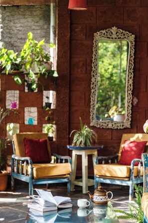 Standard Single Room, Balcony | Living area -  CosmicStays Tamhini Nature Retreat (Paud)