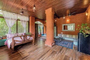 Deluxe Single Room, Balcony, Garden View | Laptop workspace, free WiFi - CosmicStays Tamhini Nature Retreat (Paud)