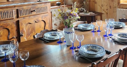 Maison pierres et bois