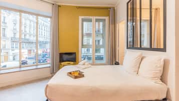 Appartement | 2 chambres, coffres-forts dans les chambres, fer et planche à repasser
