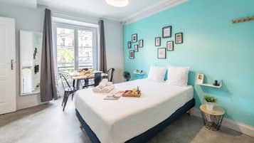 1 habitación, tabla de planchar con plancha y wifi gratis