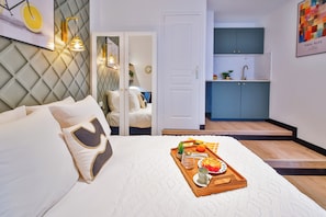 Studio | Coffres-forts dans les chambres, fer et planche à repasser