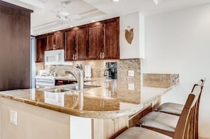 Condo, 2 Bedrooms | Private kitchen | Coffee/tea maker, fridge, oven, toaster - Royal Mauian, #607 2 Bedroom Condo by RedAwning (Kihei)