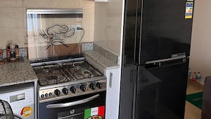 Apartment | Private kitchen | Fridge, microwave, oven, stovetop - Red Sea Ocean View Apartment (Sharm El Sheikh)