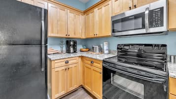 Condo, Multiple Beds (Topsail Village 322) | Private kitchen | Oven, toaster