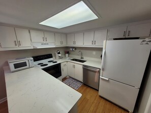 Condo, 1 Queen Bed (Pinnacle Port A-305) | Private kitchen | Oven, toaster