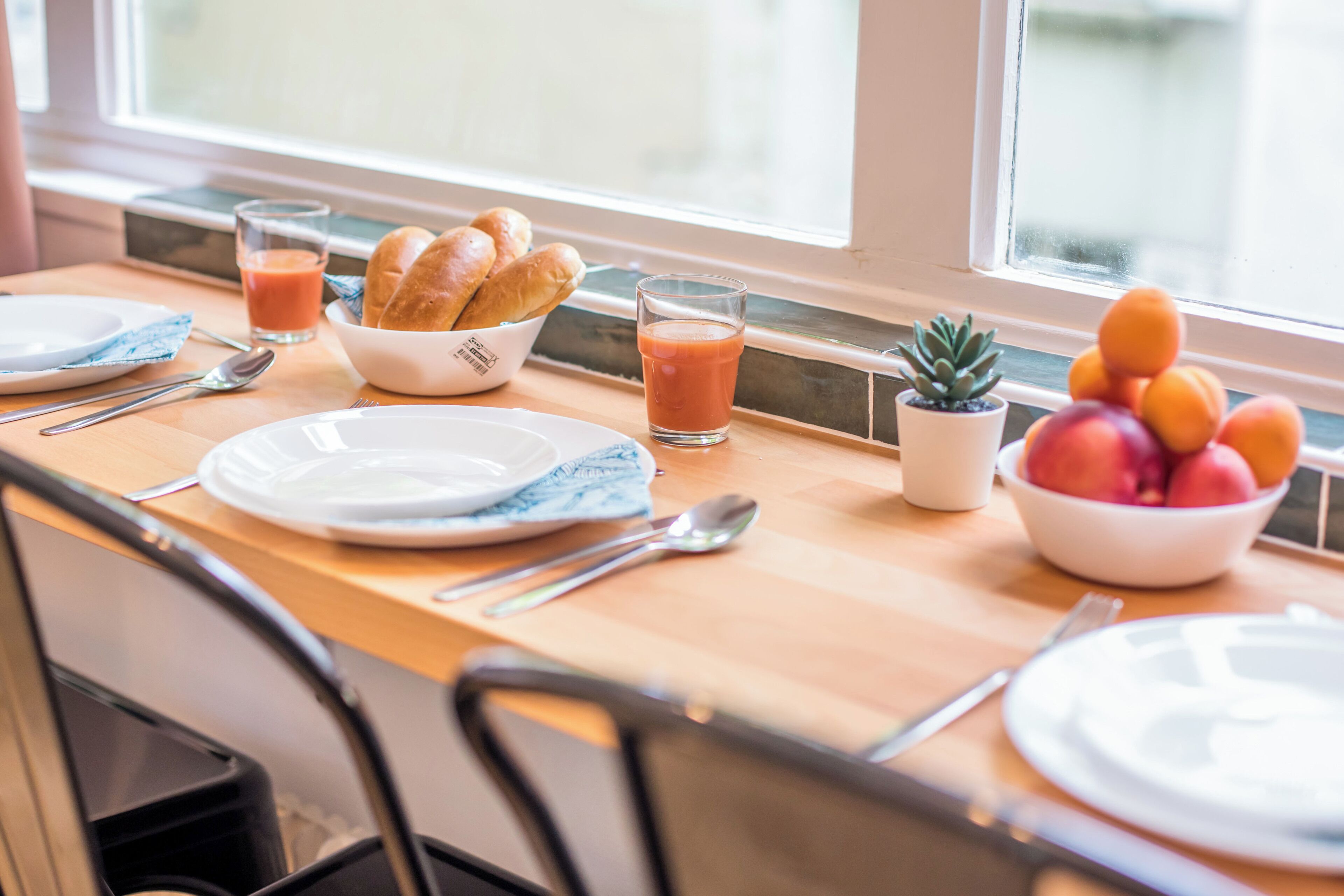 Daily continental breakfast for a fee