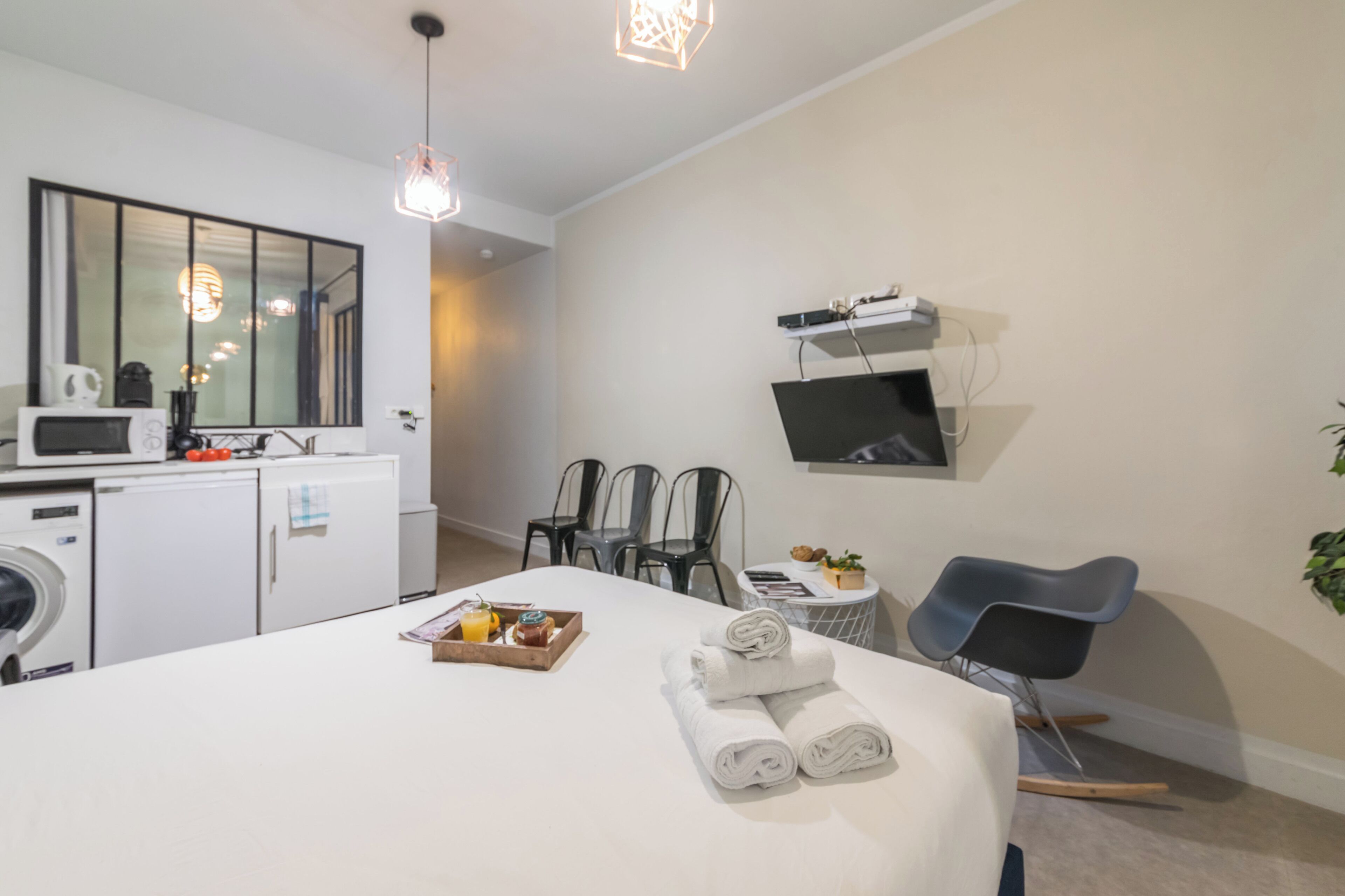 Leilighet | 1 soverom, safe på rommet, strykejern/-brett og wi-fi (inkludert)