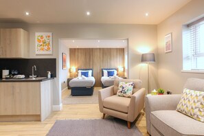 Comfort Apartment, Ensuite, Courtyard View (Wilkinson(10)) | Interior - The Ironworks Aparthotel (Telford)