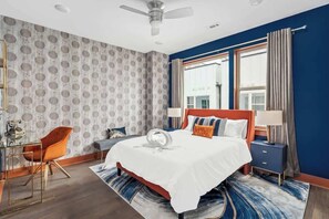 4 quartos, ferros/tábuas de passar roupa, Wi-Fi, roupa de cama