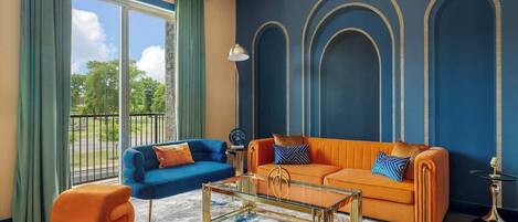 TV, fireplace, offices