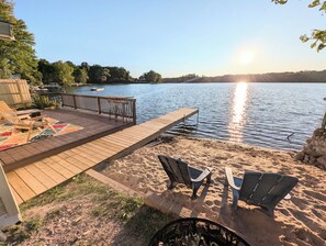 Property grounds - Lakefront Home with Sunsets, Dock, and Deck! Dogs Stay Free! (Delton)