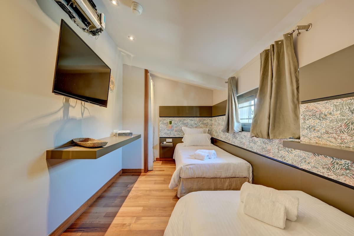 Chambre Twin Cabine | 1 svefnherbergi, vöggur/ungbarnarúm, ókeypis þráðlaus nettenging, rúmföt