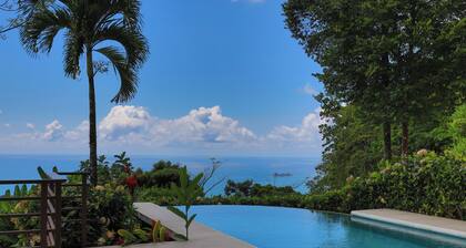 Stunning Private Ocean View 4-bedroom Villa & Casita in Uvita Ojochal Dominical!