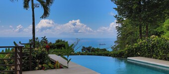 Peace and Privacy in the Rainforest, Big Ocean View! Uvita Ojochal Bahia Ballena