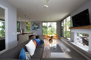 Smart TV, books, video library