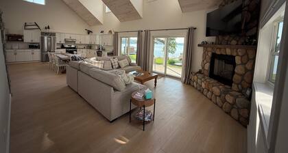 Lakefront Retreat on Big Pine Lake with Private Beach, Dock & Incredible Sunsets