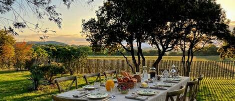 Restauration en plein air