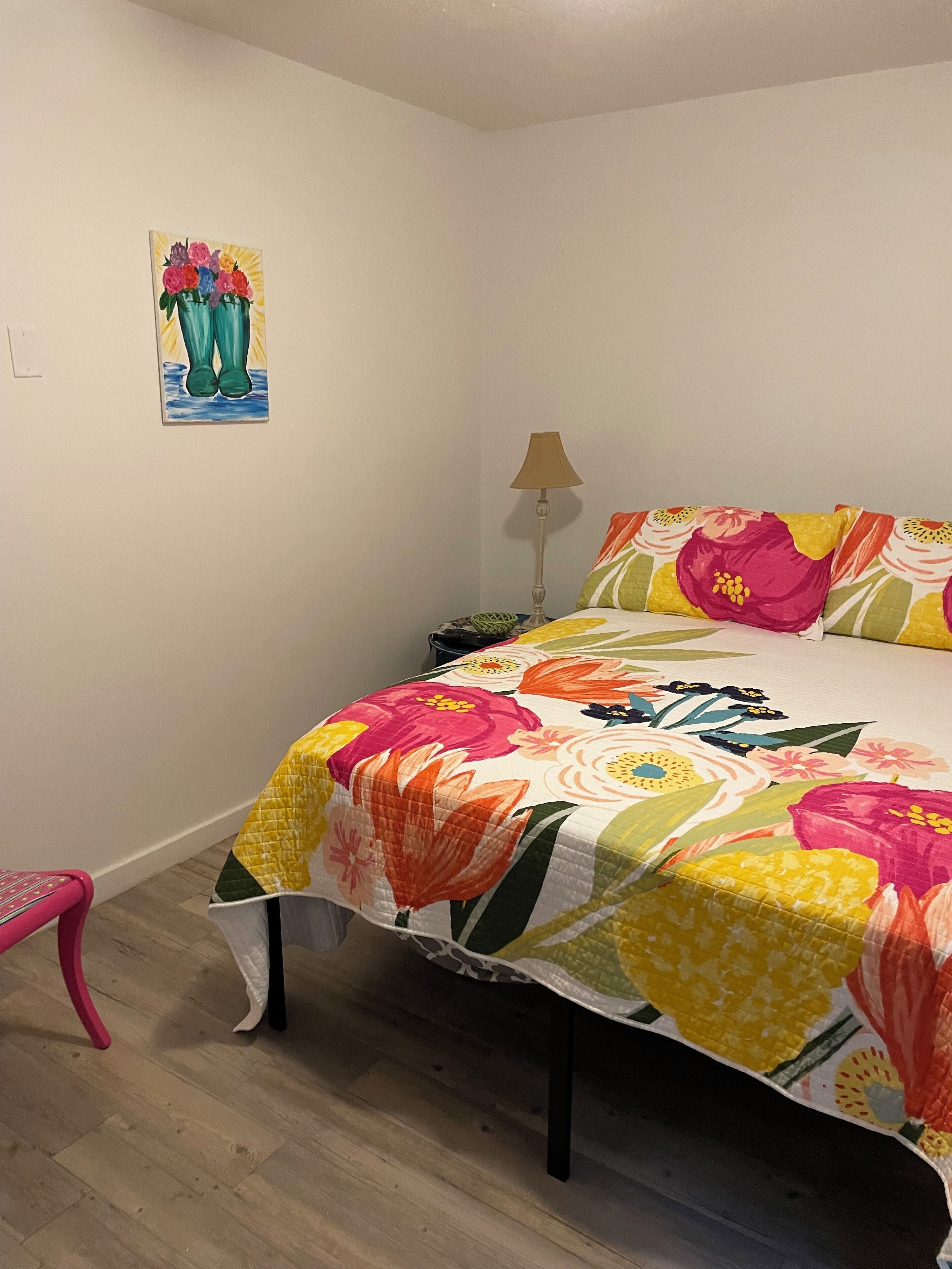 2 bedrooms, bed sheets